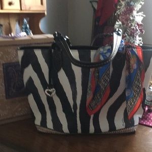 Brighton leather tote bag